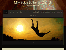 Tablet Screenshot of milwaukielutheran.org
